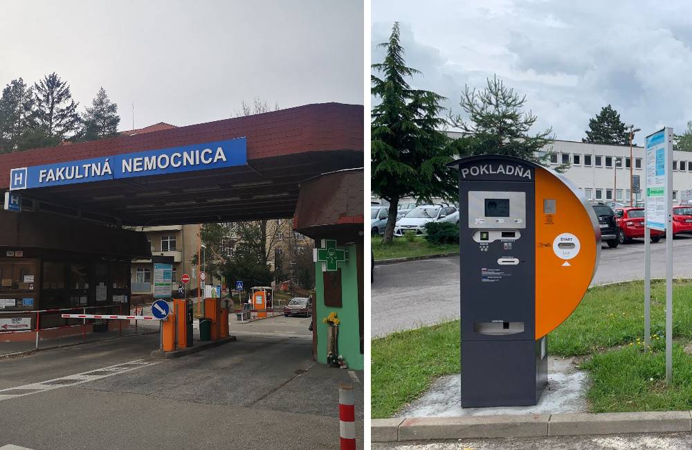 Foto: V trenčianskej nemocnici pribudol ďalší parkovací automat. Má zlepšiť dopravnú situáciu v areáli