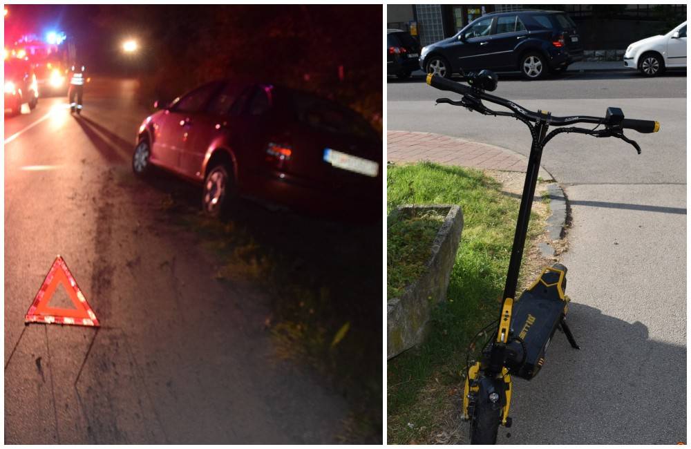 Foto: Dve víkendové dopravné nehody v Trenčianskom kraji boli spôsobené pod vplyvom alkoholu