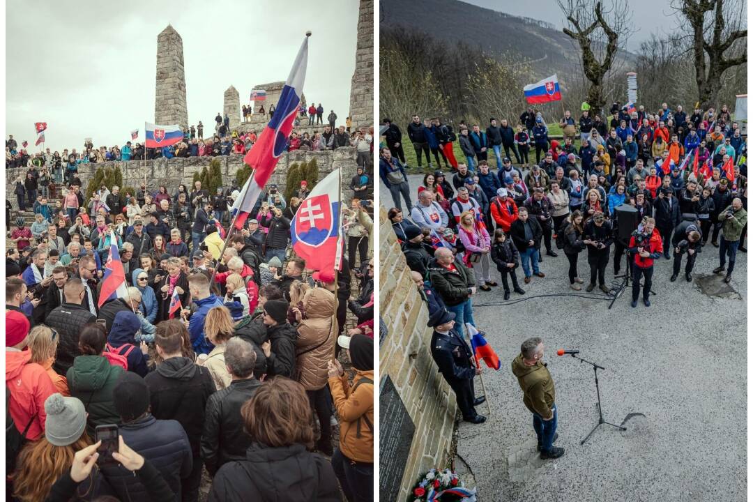 FOTO: Prezidentská kampaň na turistike. Obaja kandidáti trávili čas v Trenčianskom kraji