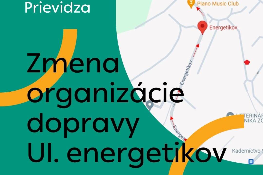 Foto: Mesto Prievidza upozorňuje na zmenu organizácie dopravy na Ulici energetikov. Budú tam navyšovať aj parkovacie miesta