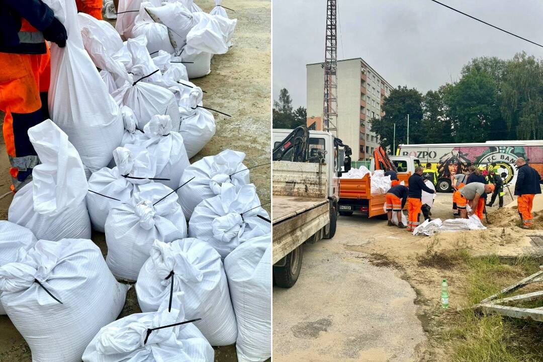 FOTO: Prievidza aj Ilava sú pripravené na silné dažde. Samosprávy podnikli preventívne protipovodňové opatrenia