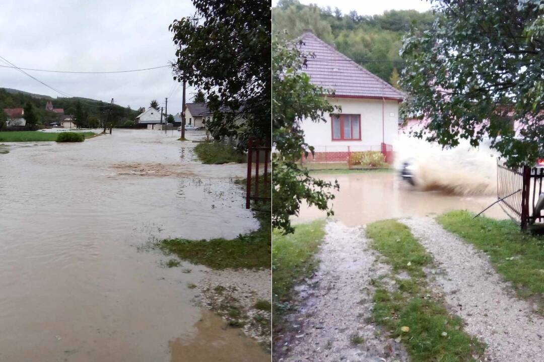 FOTO+VIDEO: Nová Bošáca sa bráni. Vypustenie rybníkov potopu nespôsobilo, tvrdí a ďakuje hasičom za ich pomoc