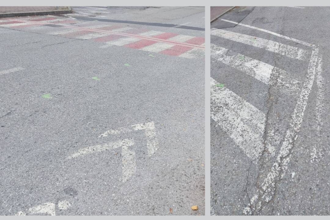 Foto: V centre Ilavy prebehne obnova dopravného značenia. Mesto žiada vodičov o trpezlivosť