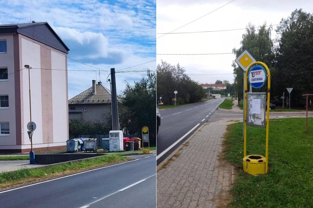 FOTO: Na Sihoti v Ilave pribudli nové dočasné autobusové zastávky