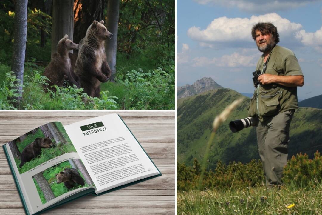 Foto: S medveďmi sa stretol viac než 100-krát. Fotograf svoje zážitky opísal v knihe Stretnutia s medveďom