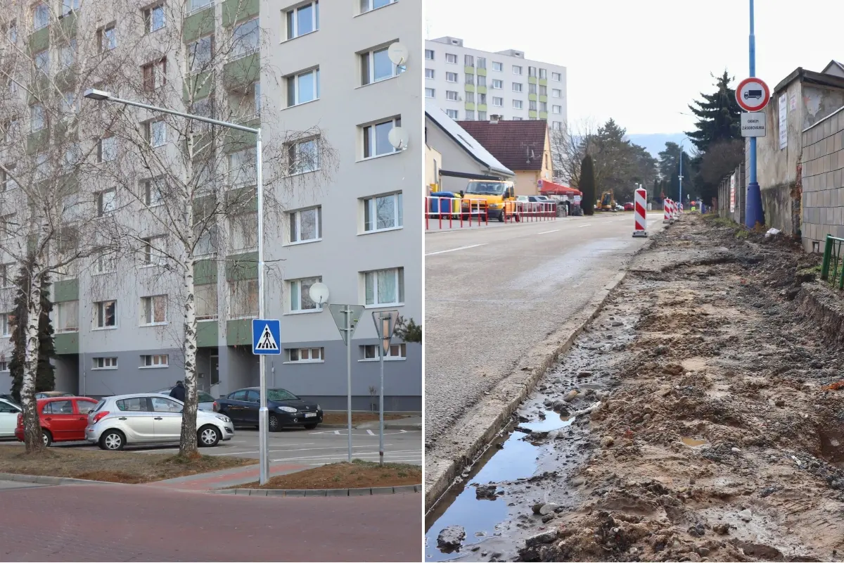 Foto: V Dubnici pribudnú nové parkovacie miesta aj bezpečnejšie chodníky. Mesto počúva obyvateľov, tí chcú viac miest