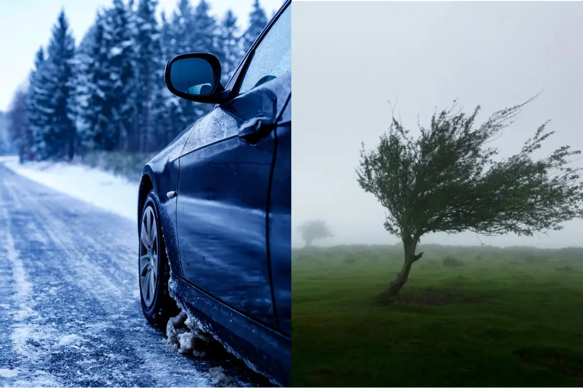 Foto: Začiatok týždňa bude opäť mimoriadne veterný. Tieto okresy sa nevyhnú ani snehovým jazykom, dajte si pozor na cestách