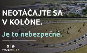 Na novom moste v Trenčíne polícia striehne na motoristov cez drony. Reaguje tak na tragickú dopravnú nehodu