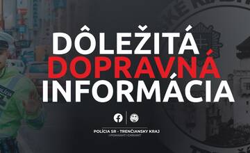 AKTUÁLNE: Vodiči dávajte pozor, aktuálne je cesta zo Svinnej na Trenčín neprejazdná. Stala sa tam vážna dopravná nehoda