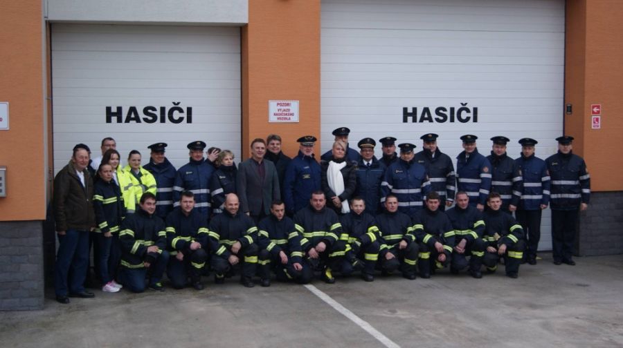 Hasičov v obci Pobedim navštívili predstavitelia prezídia HaZZ v rámci výjazdovej porady, foto 3