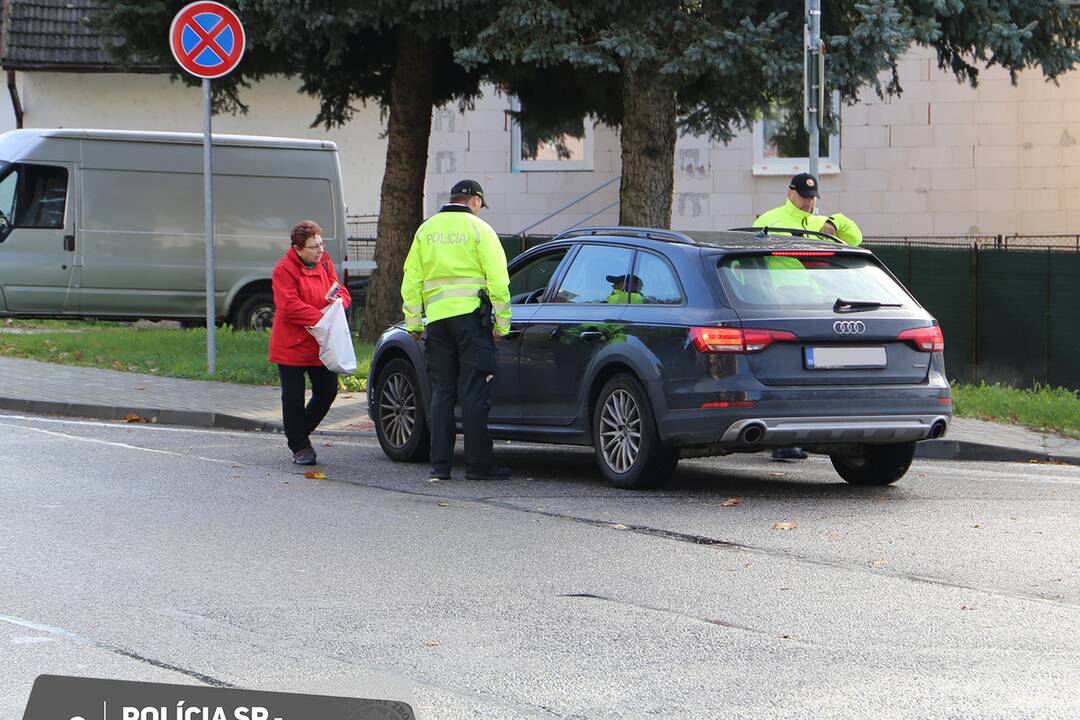 FOTO: Polícia na cestách kontroluje vodičov, či pustia slepých cez priechod, foto 1